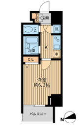 HF早稲田レジデンス 601 間取り図