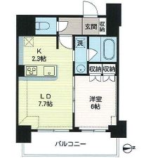 エコロジー大井町レジデンス 904 間取り図