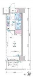 ジェノヴィア新宿グリーンヴェール 10階 間取り図
