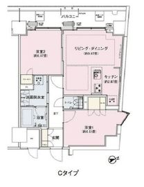 アンビエンテ駒込 209 間取り図