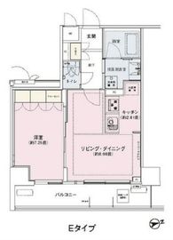 アンビエンテ駒込 412 間取り図