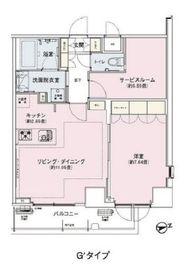 アンビエンテ駒込 1010 間取り図