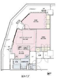 アンビエンテ駒込 202 間取り図