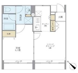 KDXレジデンス自由が丘 408 間取り図