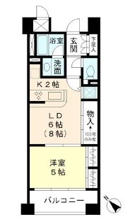 エーデルブルク 103 間取り図