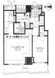 シティタワー四谷 14階 間取り図