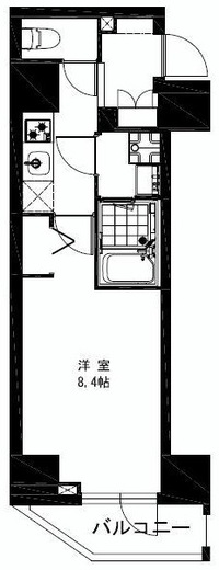 プレール・ドゥーク中目黒 303 間取り図