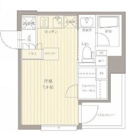 ブエナビスタ代々木 205 間取り図