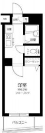 リクレイシア西麻布 1-202 間取り図