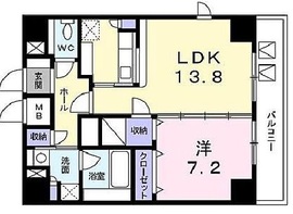 広尾ビューヒルズ 1001 間取り図