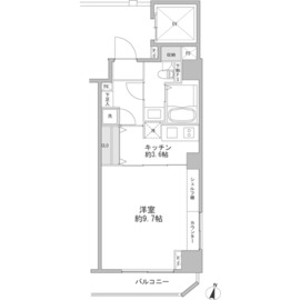 LEO九段BUILDING 602 間取り図