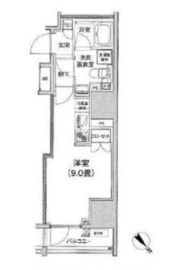 アイルイムーブル日本橋 9階 間取り図