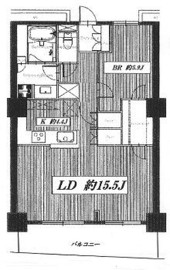 ストーリア品川 2504 間取り図