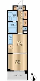 コンフォリア大森鹿島 202 間取り図