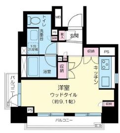 日本橋ヴォアール 7階 間取り図