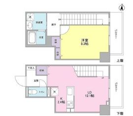 プラシードテラス森下 503 間取り図