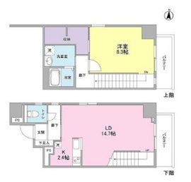 プラシードテラス森下 504 間取り図