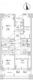 ルモンド恵比寿 3階 間取り図