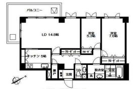 広尾ガーデンヒルズ 6階 間取り図