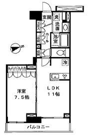 メゾンカルム代々木公園 1102 間取り図