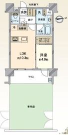 エクセレントシティ白金高輪 1階 間取り図