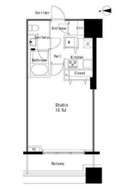 コンシェリア西新宿タワーズウエスト 12階 間取り図