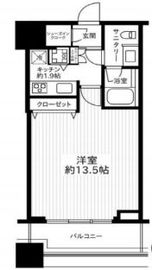 コンシェリア西新宿タワーズウエスト 18階 間取り図