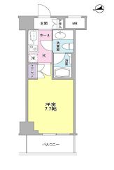 コンフォリア東中野DEUX 704 間取り図