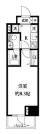 ルクレ日本橋馬喰町 1005 間取り図