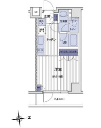 コンフォリア三田トロワ 304 間取り図