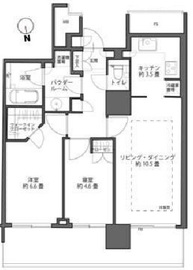 豊洲シエルタワー 35階 間取り図