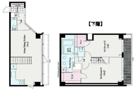 三田綱町デュープレックスリズ 202 間取り図