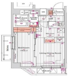 アルテシモレーヴ 201 間取り図