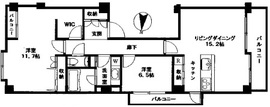 パークハウス六本木麻布三河台 2階 間取り図