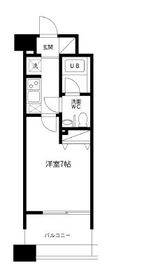 レジディア島津山 906 間取り図