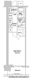 コンフォリア秋葉原イースト 204 間取り図