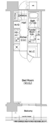 コンフォリア秋葉原イースト 1204 間取り図