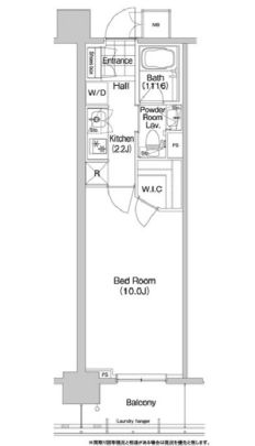 コンフォリア秋葉原イースト 606 間取り図