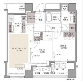 ブランズ四番町 4階 間取り図