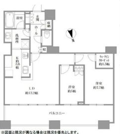 芝浦アイランド ケープタワー 37階 間取り図