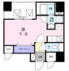 メトロポリタンコート日本橋 202 間取り図