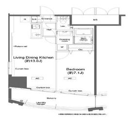 グランハイツ高田馬場 1019 間取り図