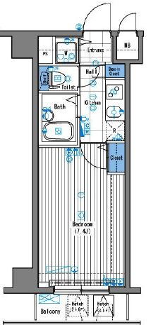 グランド・ガーラ三田 2階 間取り図