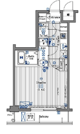 ガーラヒルズ目黒東山 5階 間取り図