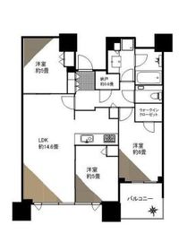 ドゥ・トゥール 37階 間取り図