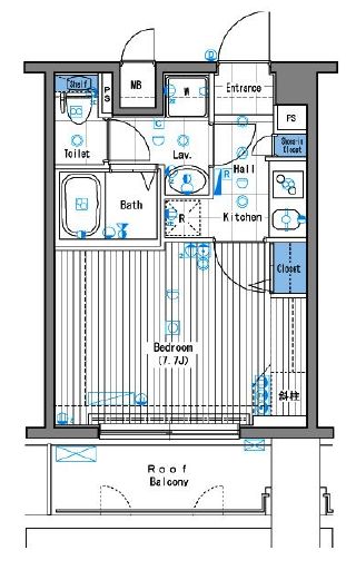 グランド・ガーラ三田 7階 間取り図