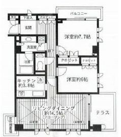 ファミールグラン神宮前 1階 間取り図