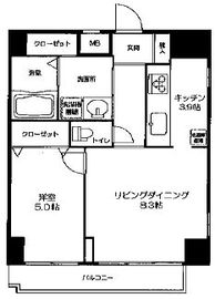 プロシード日本橋本町 901 間取り図