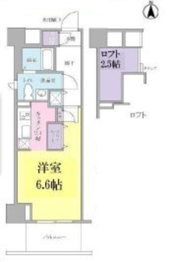 キーヌ・ブラン 301 間取り図