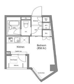 コンフォリア小石川 203 間取り図